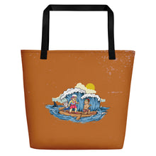 Load image into Gallery viewer, Bubby Paddle Boards Custom Made Large Tote Bag with Pocket