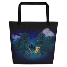 Load image into Gallery viewer, Bubby’s Campfire Band Custom Made Large Tote Bag with Pocket