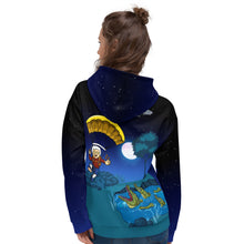 Load image into Gallery viewer, Bubby Bails Nighttime Women&#39;s Custom Made Premium Hand-Sewn Hoodie