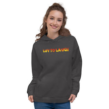 Load image into Gallery viewer, Luv To Laugh Women&#39;s Custom Made Premium Hand-Sewn Hoodie