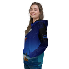 Load image into Gallery viewer, Bubby Bails Nighttime Women&#39;s Custom Made Premium Hand-Sewn Hoodie