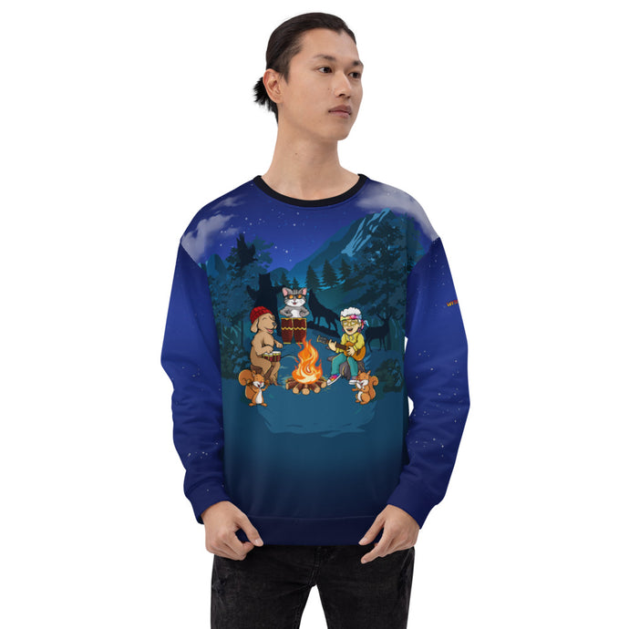 Bubby’s Campfire Band Men's Custom Made Hand-Sewn Sweatshirt