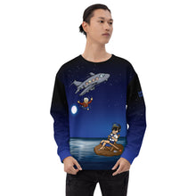 Load image into Gallery viewer, Bubby Bails Nighttime Men&#39;s Custom Made Hand-Sewn Sweatshirt