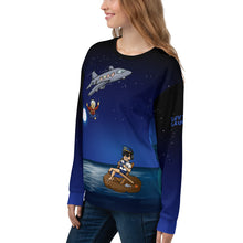 Load image into Gallery viewer, Bubby Bails Nighttime Women&#39;s Custom Made Hand-Sewn Sweatshirt