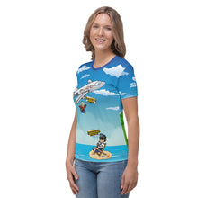Load image into Gallery viewer, Bubby Bails Precision-Cut and Hand-Sewn Women’s Crew Neck Shirt