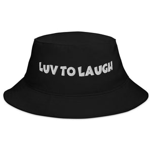 Luv To Laugh Bucket Hat Black